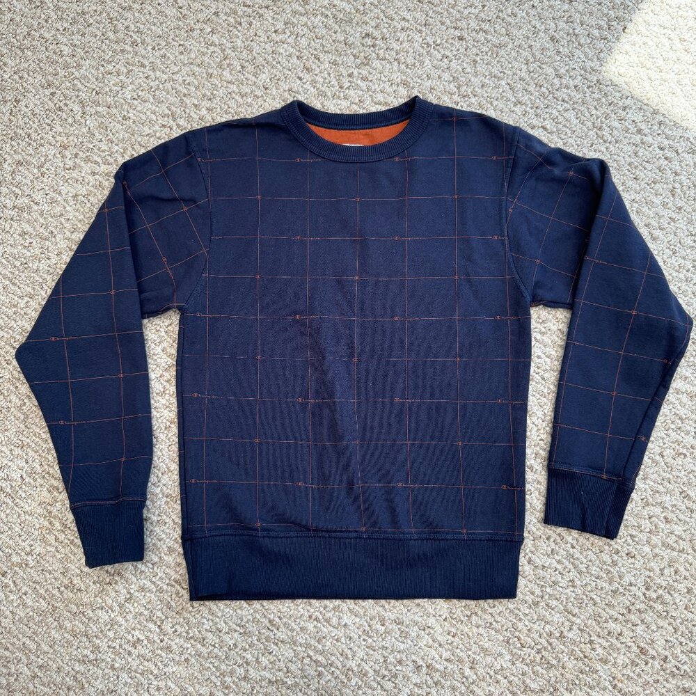 Champion Athleisure Stripe Sweater Navy S